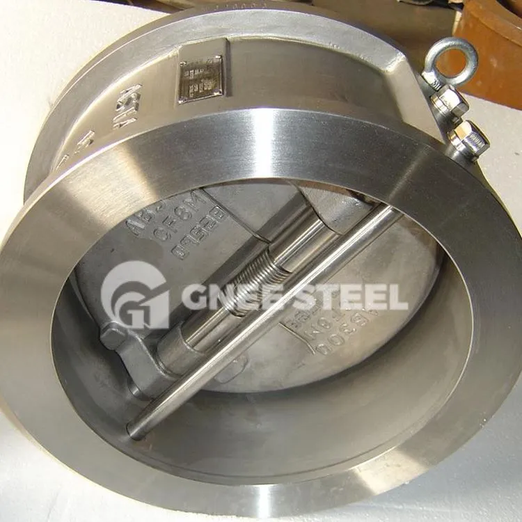 Válvulas de retenção wafer tipo swing