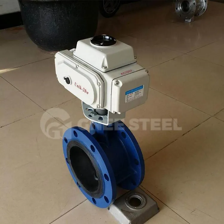 Válvulas borboleta atuadas