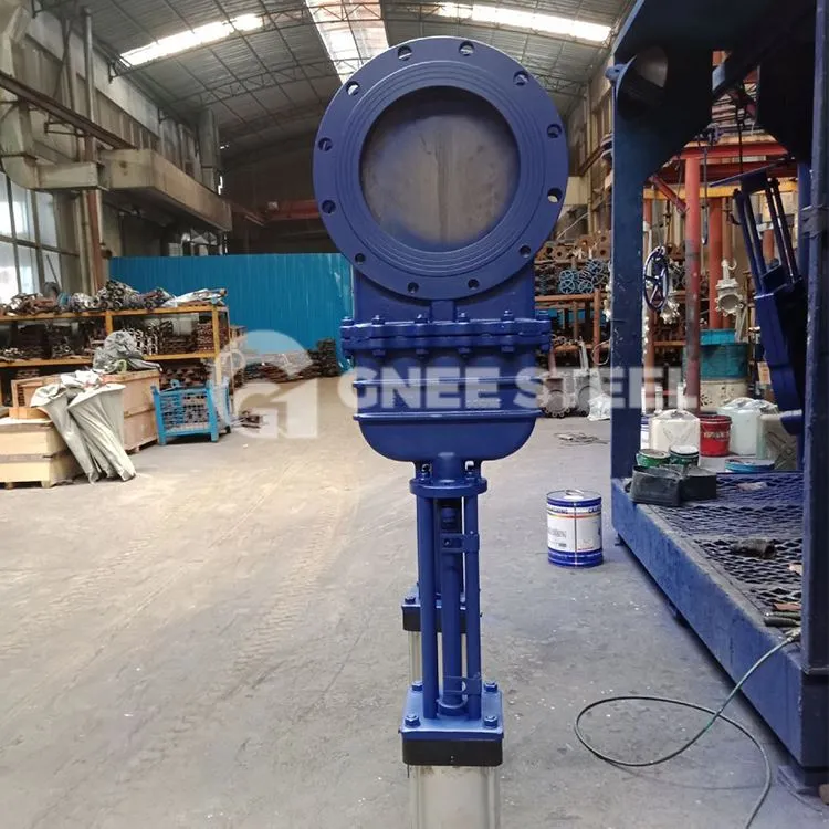 Válvula guilhotina ajustável