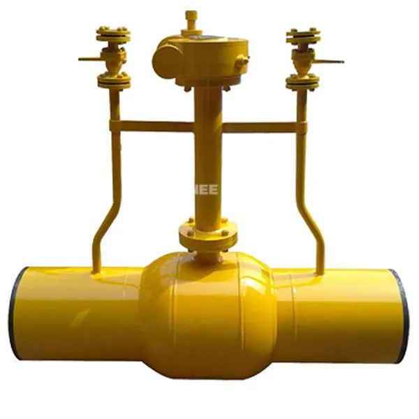 Válvula de esfera totalmente soldada enterrada