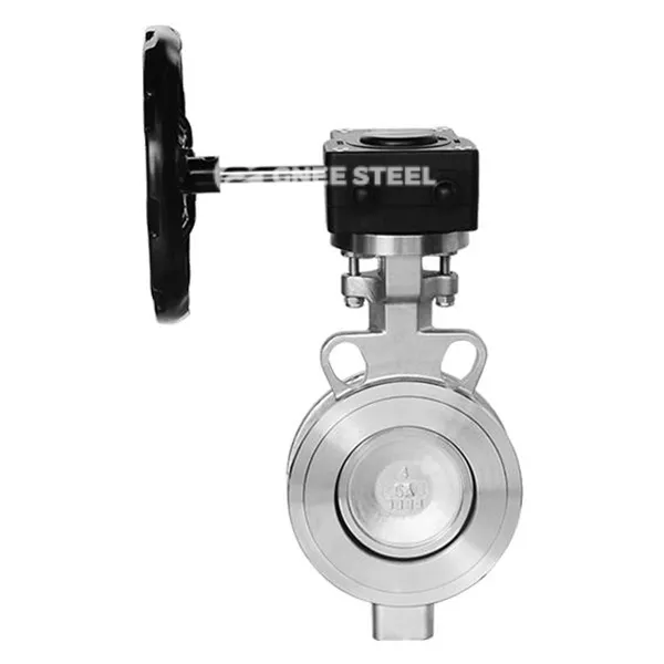 Válvula de borboleta de alto desempenho excêntrica dupla