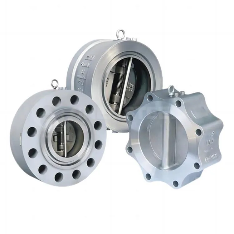 Válvula de retenção tipo lug de placa dupla