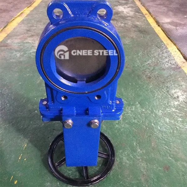 Válvula de faca de ferro dúctil