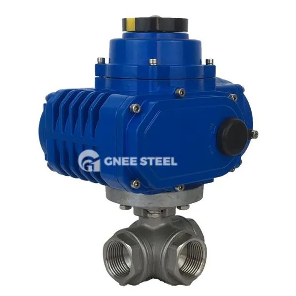 Válvula de 3 vias acionada eletricamente