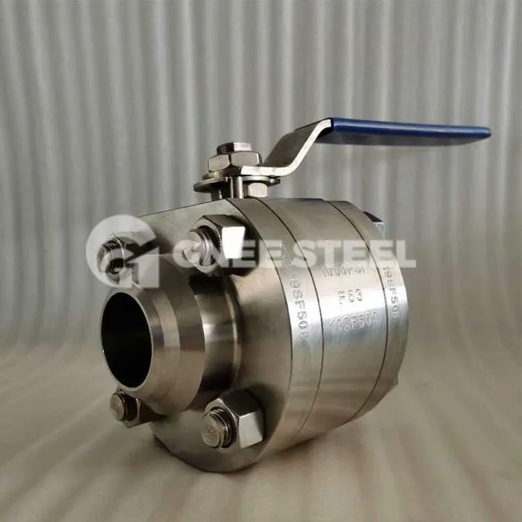 Válvula de esfera de aço forjado