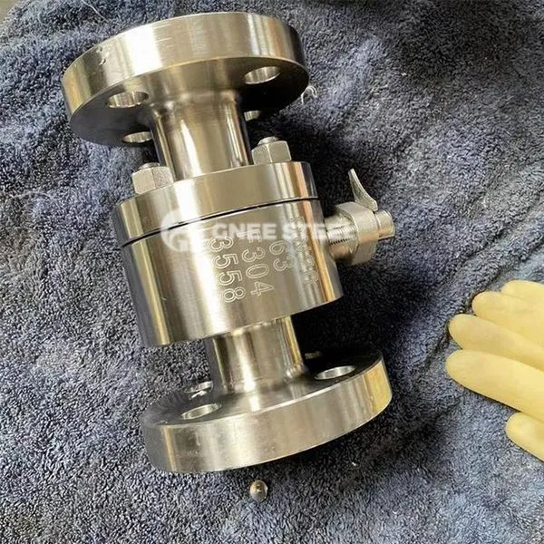 Válvulas de bola de alta pressão de aço forjado