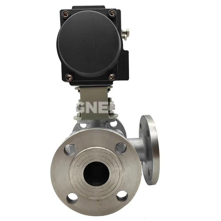 Válvula de esfera de três vias tipo L