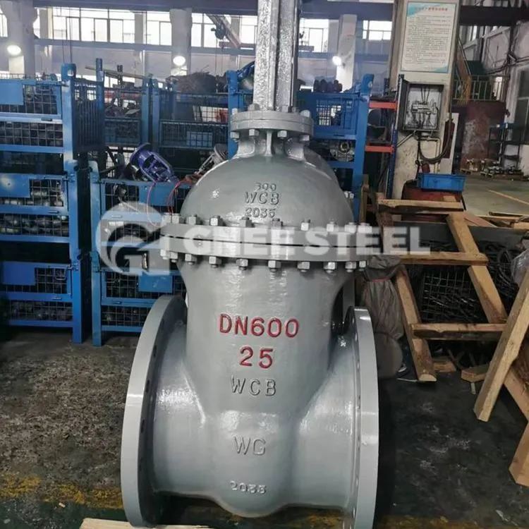 Válvula de gaveta de grande diâmetro