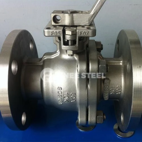 Cast Two-Piece Floating Ball Valve Cast Two-Piece Floating Ball Valve