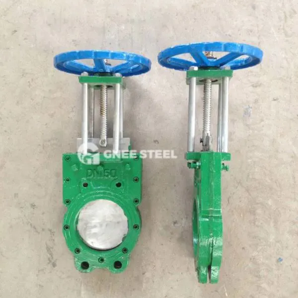 Válvula de porta de faca de pasta